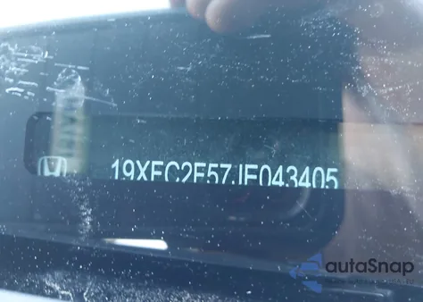 2018 Honda Civic Lx из США, поврежденный, VIN 19XFC2F57JE043405